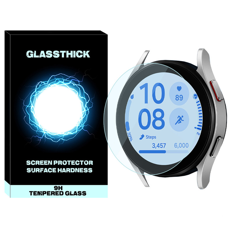محافظ صفحه نمایش شیشه‌ای گلستیک مدل Glass-GL مناسب برای ساعت هوشمند سامسونگ Galaxy Watch FE