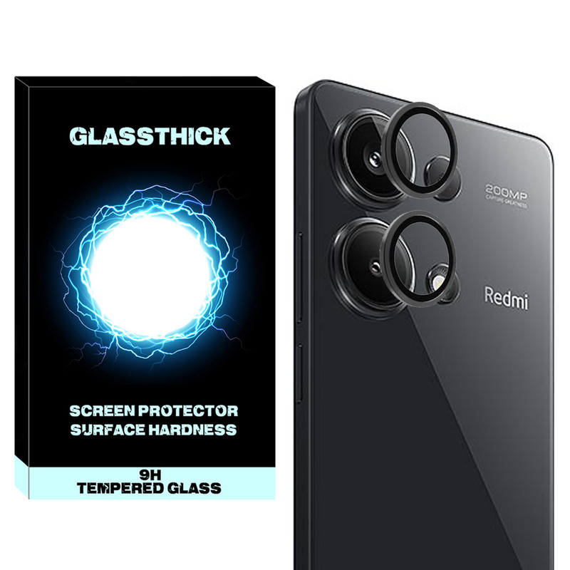 محافظ لنز دوربین گلستیک مدل Ring-Metal-GL مناسب برای گوشی موبایل شیائومی Redmi Note 13 pro 4g