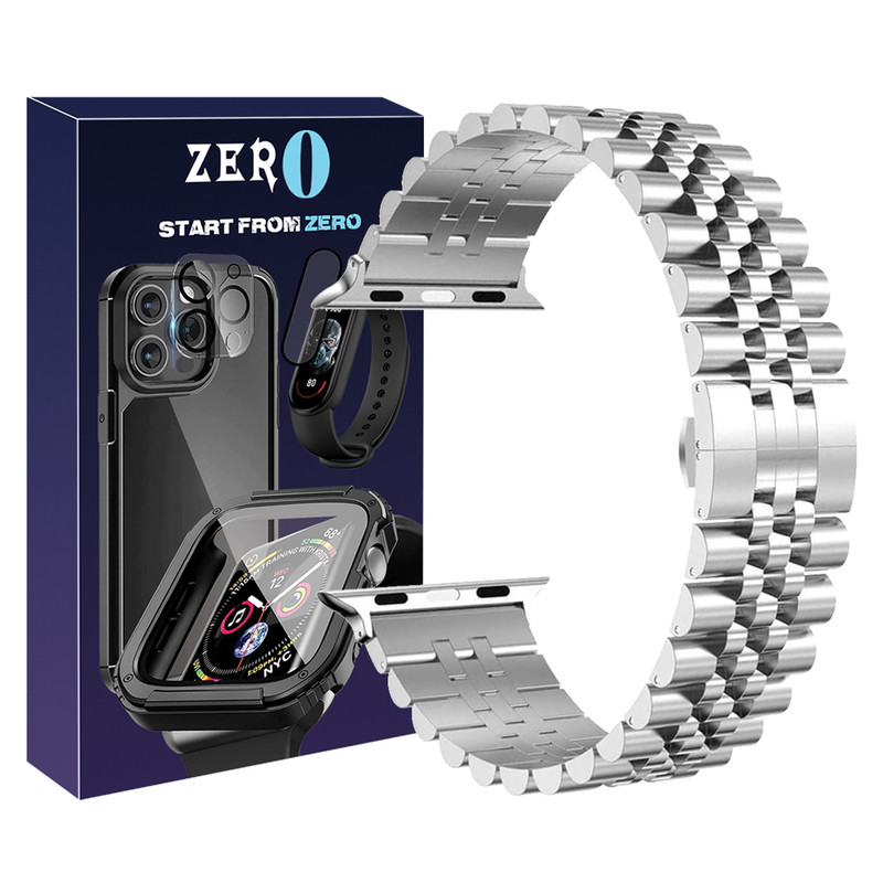 بند زیرو مدل 5Bead ZR مناسب برای اپل واچ سری Se/1/2/3/4/5/6/7/8/9 سایز 38/40/41 میلی متری