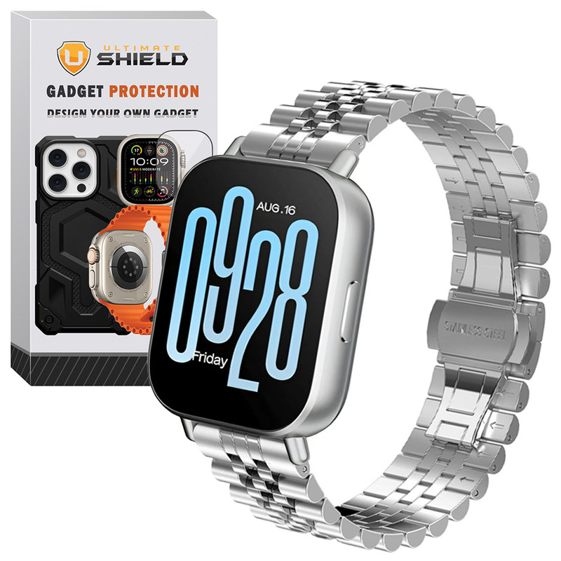 بند آلتیمیت شیلد مدل 5Row TW مناسب برای ساعت هوشمند شیائومی Redmi Watch 5 Active / Watch 5 Lite 22mm