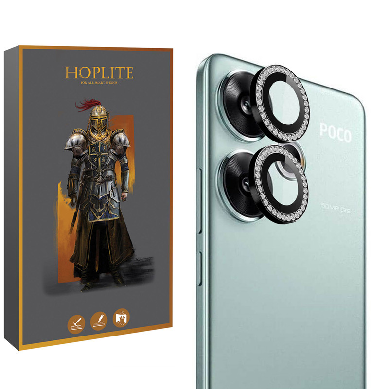 محافظ لنز دوربین رینگی هاپلایت مدل Diamond Protector HL مناسب برای گوشی موبایل شیائومی Poco F6