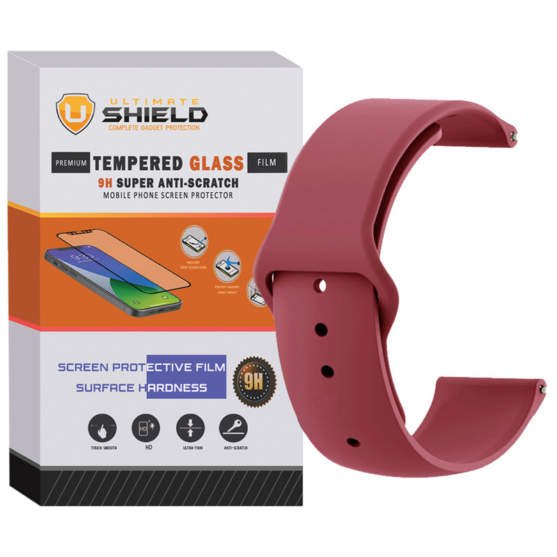 بند ساعت آلتیمیت شیلد مدل SIC TW مناسب برای ساعت هوشمند گلوریمی GS2 Pro 46mm