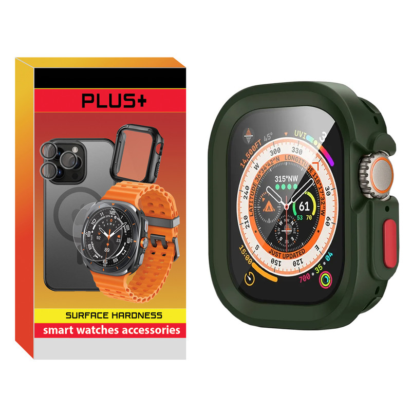 کاور پلاس مدل Armor Shield PL مناسب برای ساعت هوشمند هاینو تکو T92 Ultra max / T93 Ultra max / T94 Ultra max / T89 Ultra max / T99 Ultra max 49mm به همراه محافظ صفحه نمایش