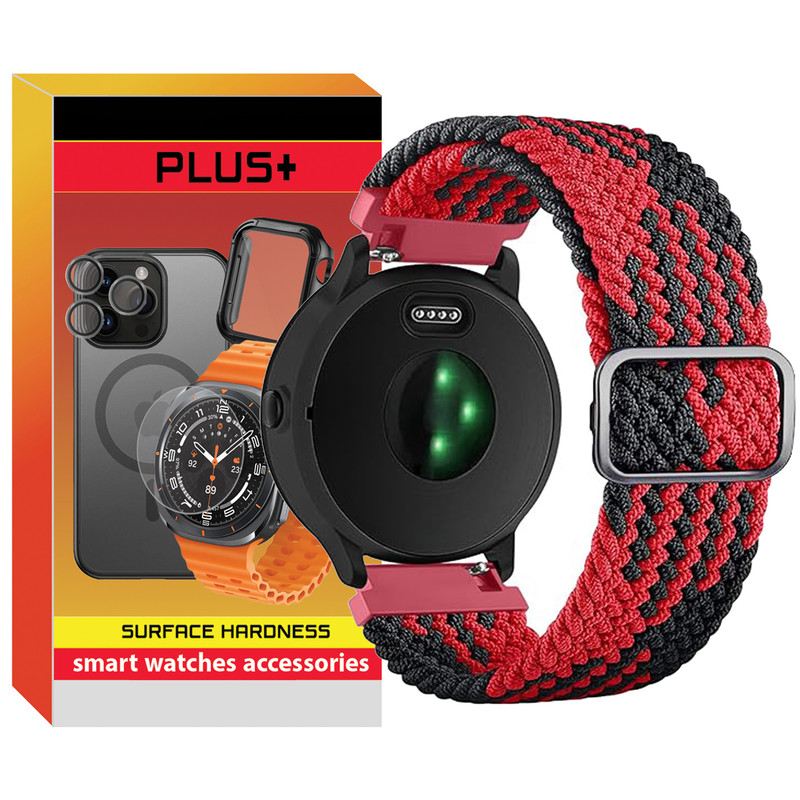 بند پلاس مدل Braided BKR PL TW مناسب برای ساعت هوشمند سامسونگ Galaxy Gear S3 Frontier SM-R760 / Neo R381 / Live 382
