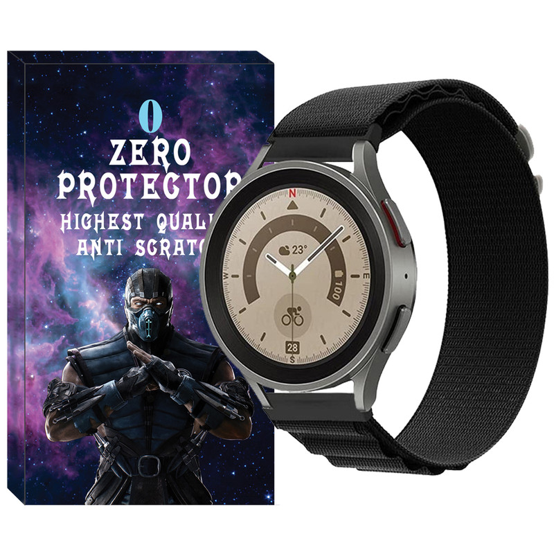 بند زیرو مدل Alpine مناسب برای ساعت هوشمند سامسونگ Galaxy Watch 5 pro 45mm