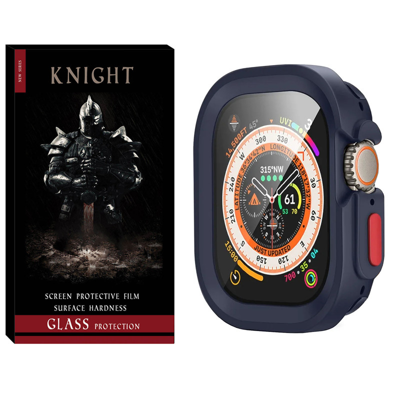 کاور نایت مدل SIC Armor KT مناسب برای اپل واچ Series SE 2022 Aluminum Case 44mm / SE 2021 Aluminum Case 44mm / Series 5 44mm / Series 6 44mm / SE 44mm به همراه محافظ صفحه نمایش
