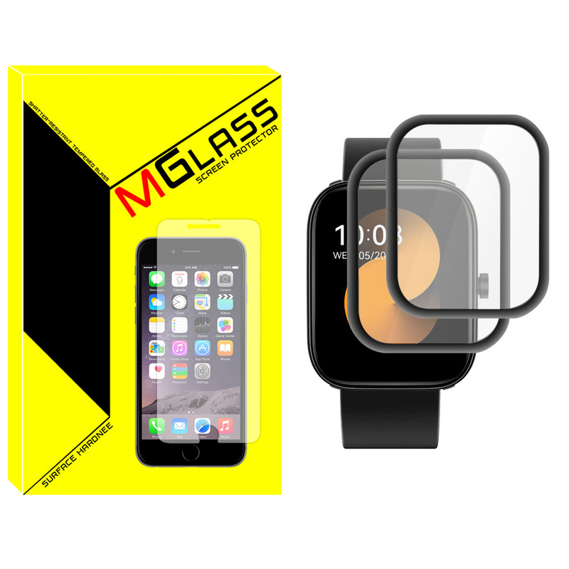 محافظ صفحه نمایش نانو ام‌گلس مدل Pmma-MG مناسب برای ساعت هوشمند هایلو GST Lite LS13 بسته دو عددی