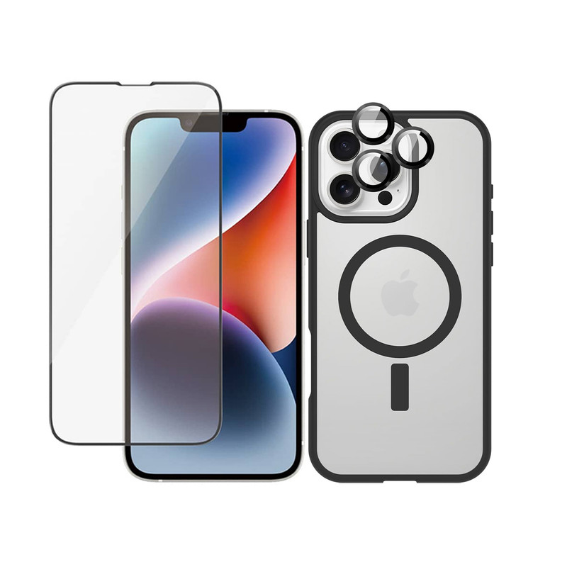 کاور آلتیمیت شیلد مدل Magsafe BRD RngFl مناسب برای گوشی موبایل اپل iPhone 14 Pro Max به همراه محافظ لنز دوربین و محافظ صفحه نمایش