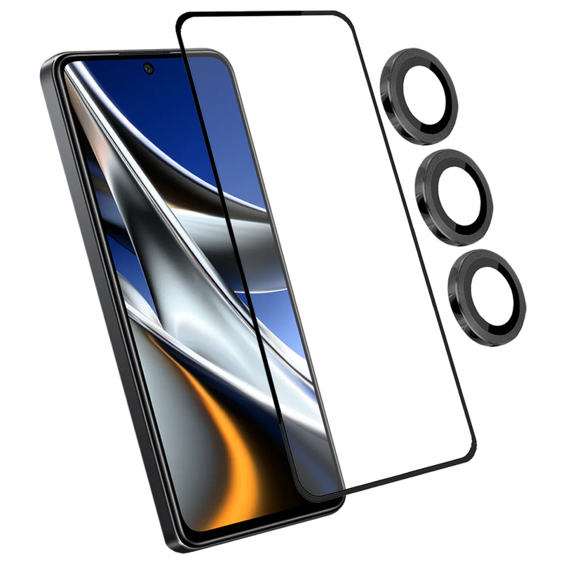 محافظ صفحه نمایش آکوآرا مدل Premium Fring مناسب برای گوشی موبایل سامسونگ Galaxy A54 به همراه محافظ لنز دوربین