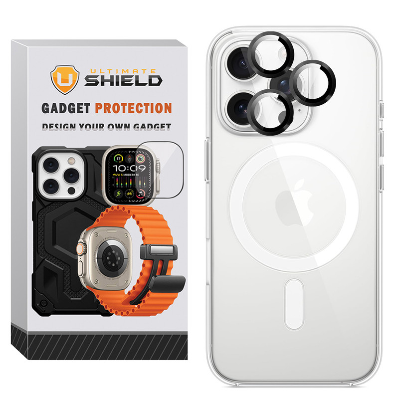کاور آلتیمیت شیلد مدل Magsafe CLR Ring مناسب برای گوشی موبایل اپل iPhone 12 Pro Max به همراه محافظ لنز دوربین