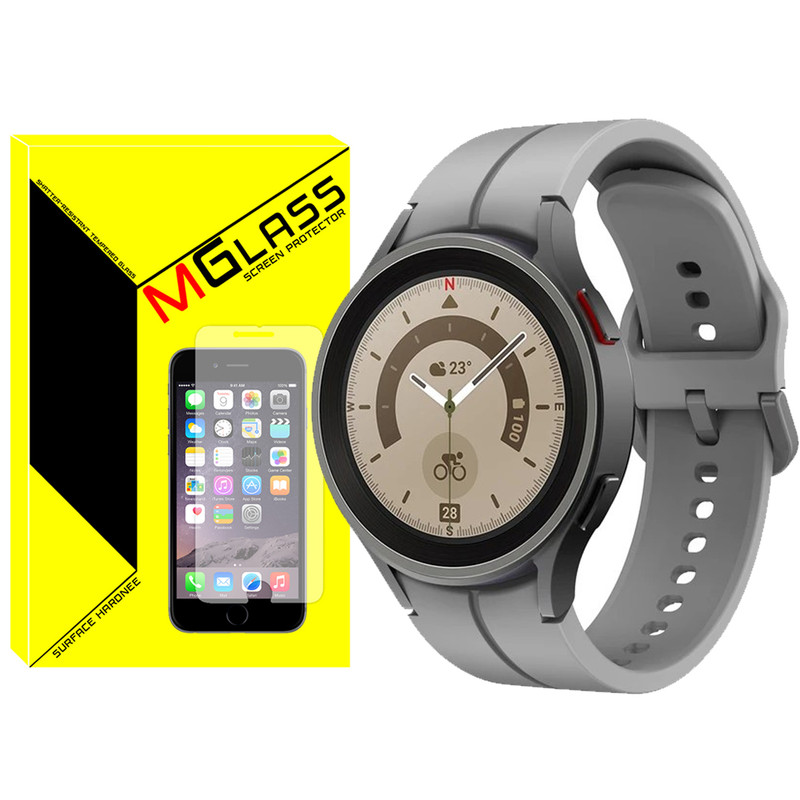 بند ام‌گلس مدل Silic-ORG-MG مناسب برای ساعت هوشمند سامسونگ Galaxy Watch 5 40mm / Watch 5 44mm / Watch 5 Pro 45mm