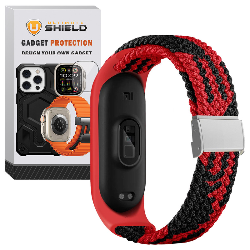 بند آلتیمیت شیلد مدل BraidedGK مناسب برای ساعت هوشمند شیائومی Mi Band 3/4/5/6/7 (12mm)
