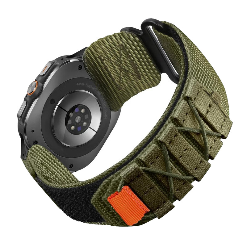 بند آلتیمیت شیلد مدل Nylon Cross NV7 BK مناسب برای ساعت هوشمند سامسونگ Galaxy Watch 7 Ultra 47mm