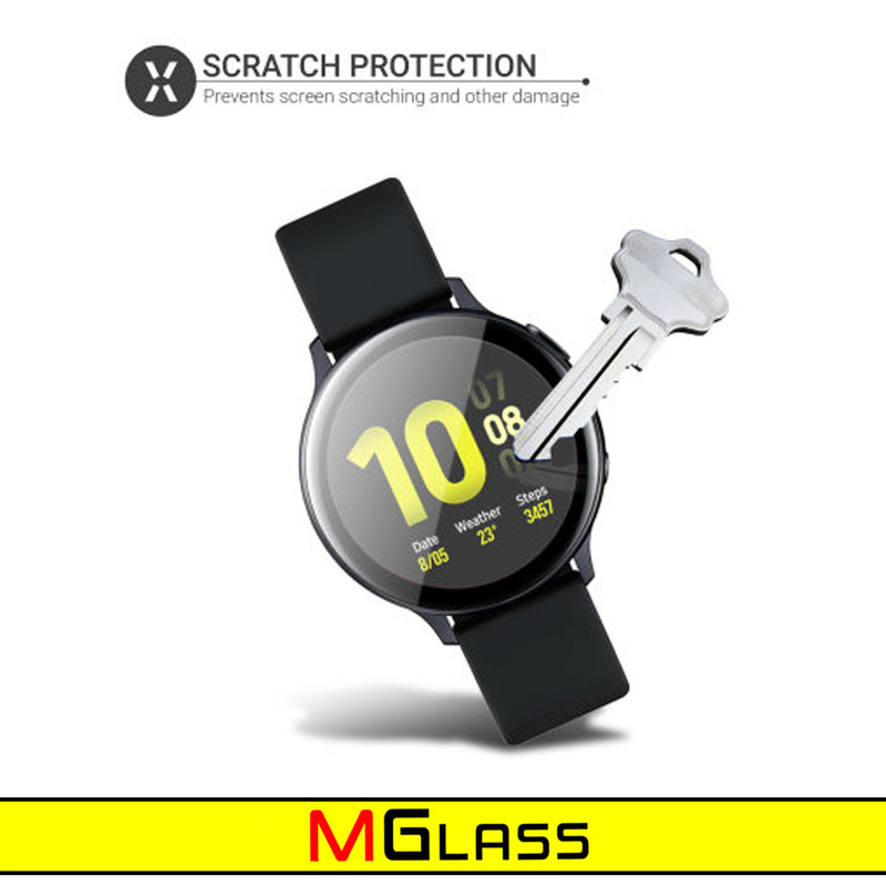 محافظ صفحه نمایش نانو ام‌گلس مدل GLS_Pmma مناسب برای ساعت هوشمند سامسونگ Galaxy Watch 7 44mm بسته سه عددی