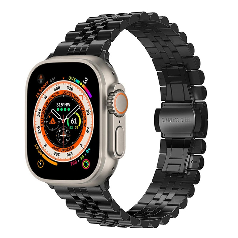 بند آلتیمیت شیلد مدل 5Bead مناسب برای ساعت هوشمند ویسمی WS10-3 Max 49mm
