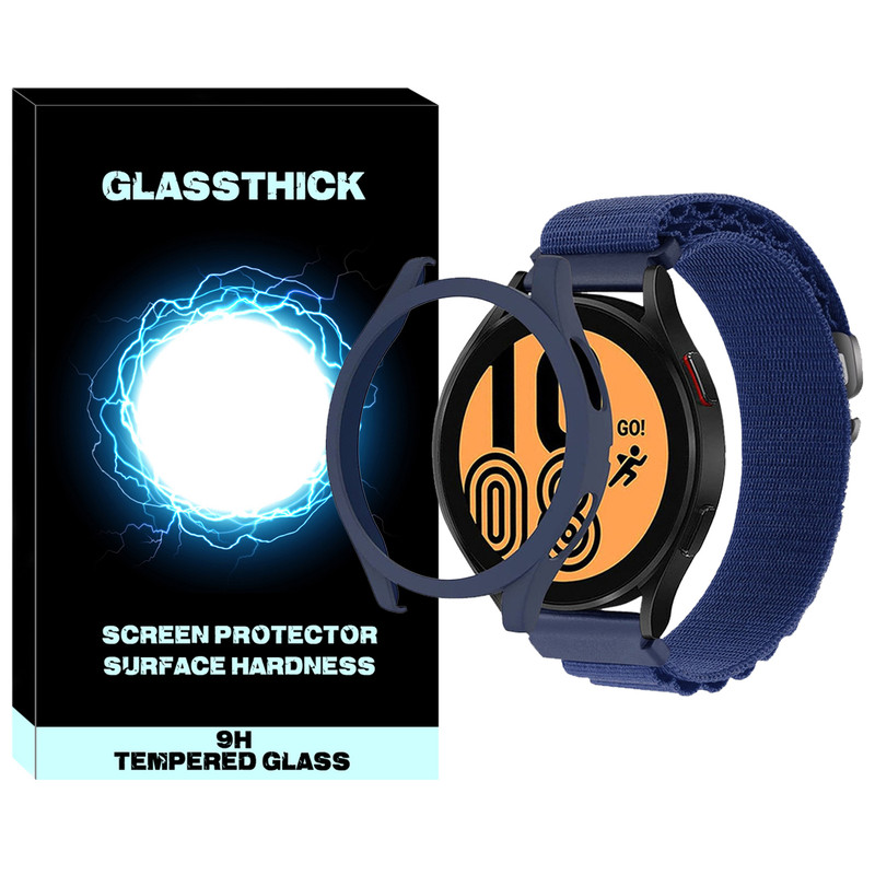 بند گلستیک مدل Loop Alpine مناسب برای ساعت هوشمند سامسونگ Galaxy Watch 5 Pro 45mm به همراه کاور