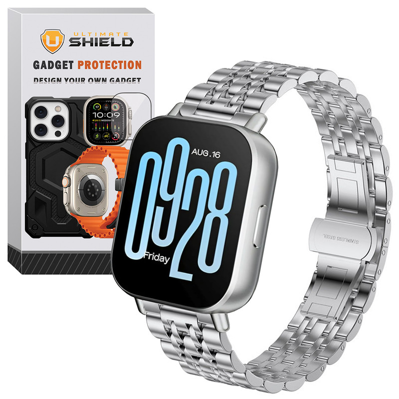 بند آلتیمیت شیلد مدل 7Row TW مناسب برای ساعت هوشمند شیائومی Redmi Watch 5 Active / Watch 5 Lite 22mm