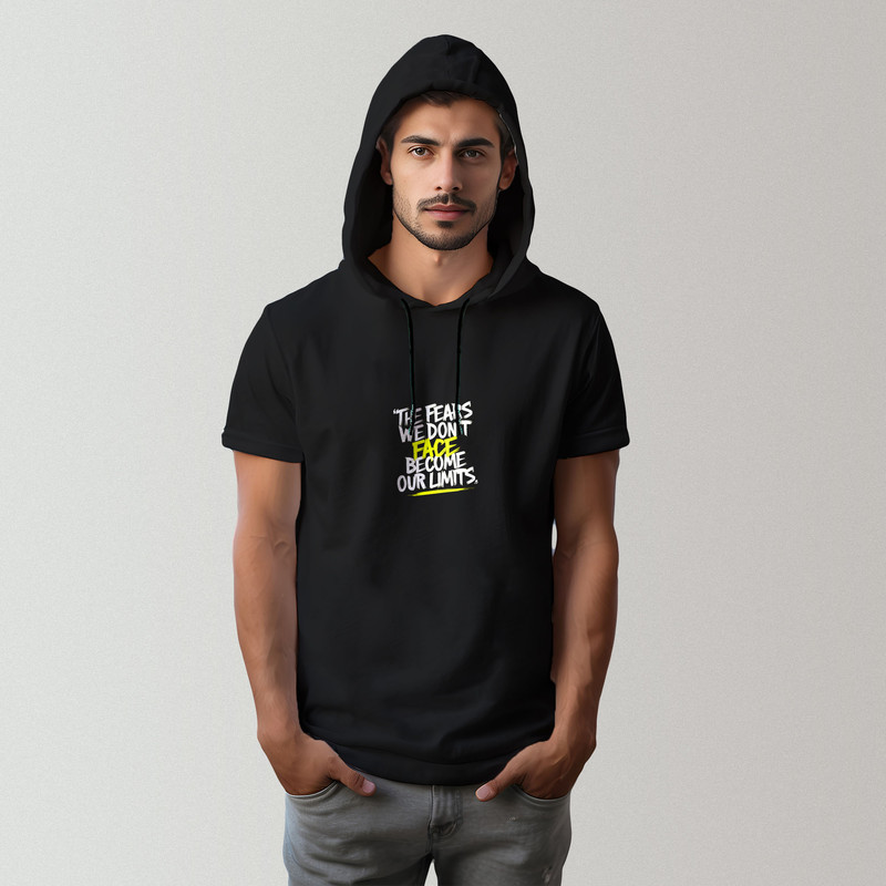 تی شرت کلاه دار مردانه مدل 14021207D