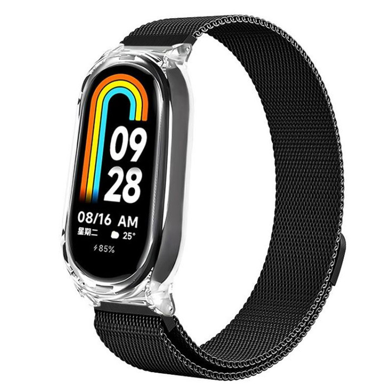 بند آکوآرا مدل Milanese CLG مناسب برای ساعت هوشمند شیائومی Mi Band 9 12mm