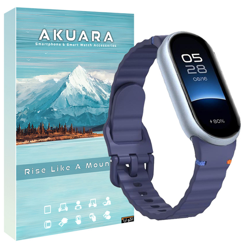 بند آکوآرا مدل NewVmb مناسب برای ساعت هوشمند شیائومی Mi Band 10 12mm