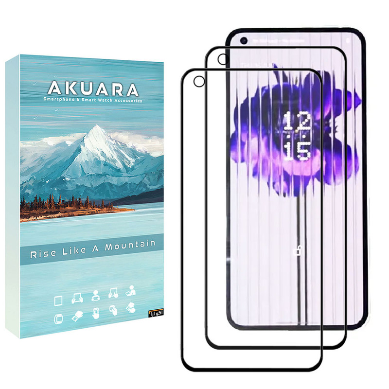 محافظ صفحه نمایش آکوآرا مدل AKU fl2 مناسب برای گوشی موبایل ناتینگ Nothing Phone 1 بسته دو عددی