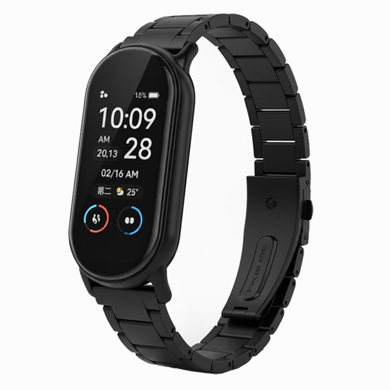 بند آکوآرا مدل 3Bead NV-Style مناسب برای ساعت هوشمند شیائومی Mi Band 8 / 9 / 10 12mm