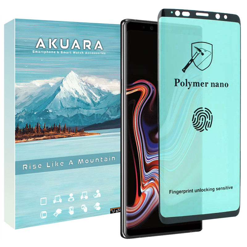 محافظ صفحه نمایش آکوآرا مدل Polymer Nano مناسب برای گوشی موبایل سامسونگ Galaxy Note 9