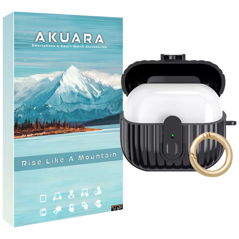 کاور آکوآرا مدل Stripy مناسب برای کیس هدفون بی سیم سامسونگ Galaxy Buds 3 / 3 Pro