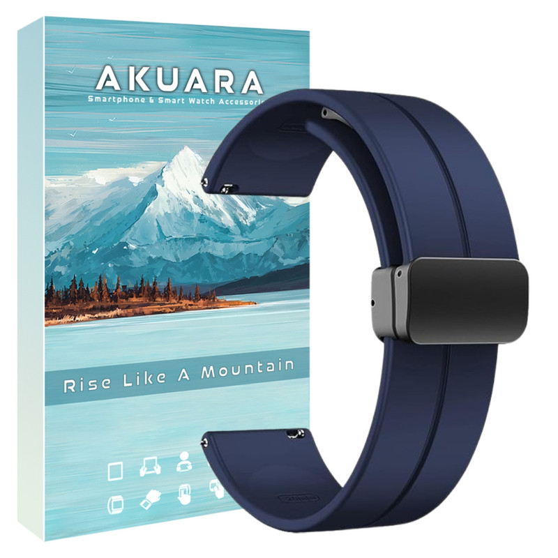 بند آکوآرا مدل Silicone Magnet AK مناسب برای ساعت هوشمند ناتینگ CMF Watch Pro / CMF Watch pro 2