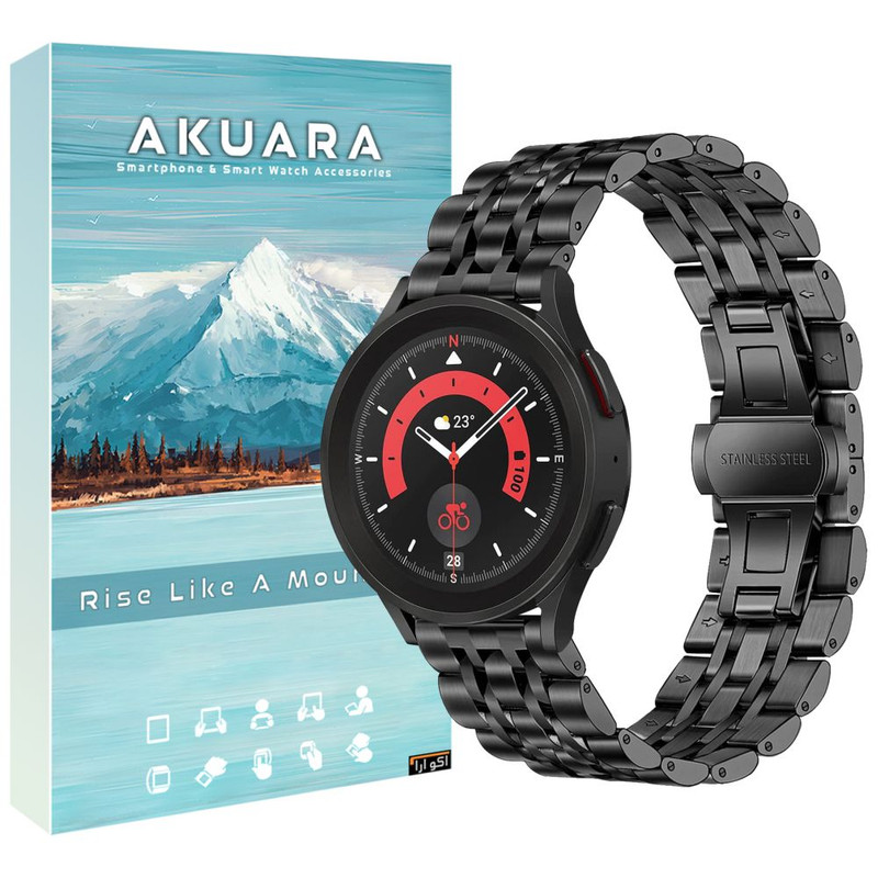 بند آکوآرا مدل 7Bead AK مناسب برای ساعت هوشمند گلوریمی M1 Pro / M2 Pro / GS1 Pro / GR1 / Calling Watch M2 / M2 Max