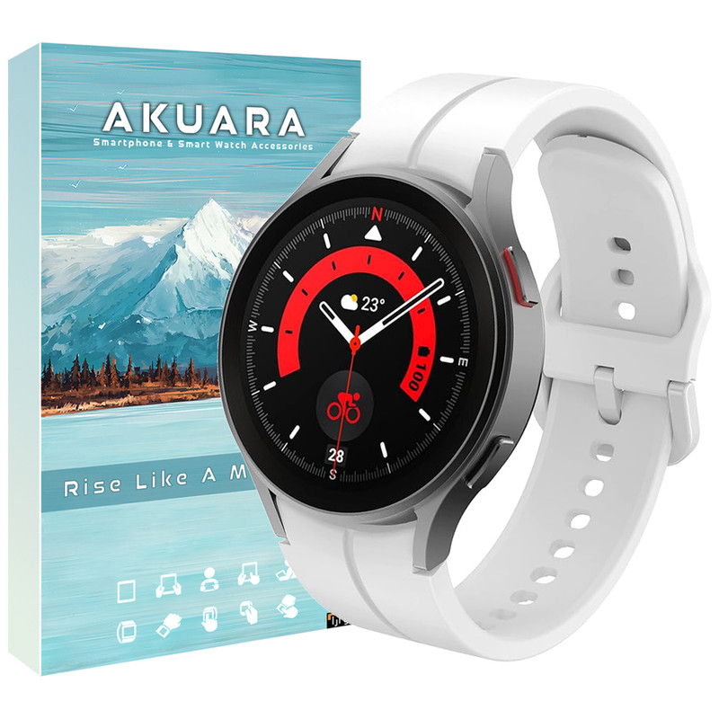 بند آکوآرا مدل Silica OG مناسب برای ساعت هوشمند سامسونگ Galaxy Watch 6 44mm