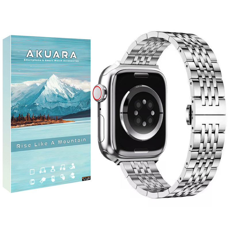 بند آکوآرا مدل NJRow مناسب برای اپل واچ 42 میلیمتری سری 11