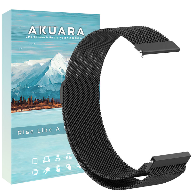 بند آکوآرا مدل Milanese AK مناسب برای ساعت هوشمند هپی تاچ K59 Pro / K56 Pro Ultra