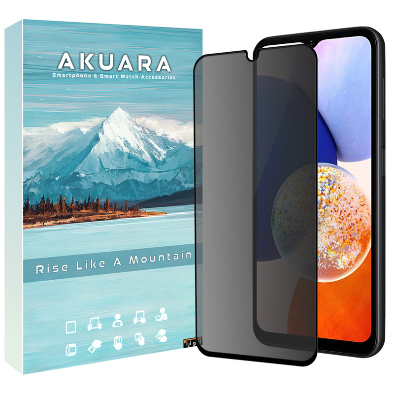 محافظ صفحه نمایش حریم شخصی آکوآرا مدل PRV AKU pv1 مناسب برای گوشی موبایل سامسونگ Galaxy F04 4G / A04e / A12 / A02 / A02s