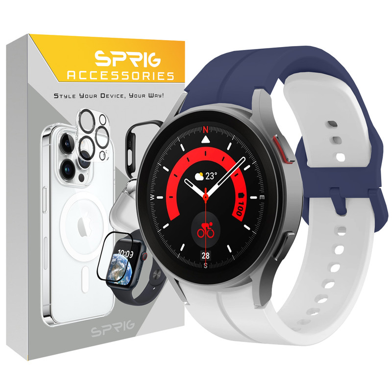 بند اسپریگ مدل Silic ORG Mix مناسب برای ساعت هوشمند سامسونگ Galaxy Watch 7 40mm / Watch 7 44mm / Watch FE 40mm