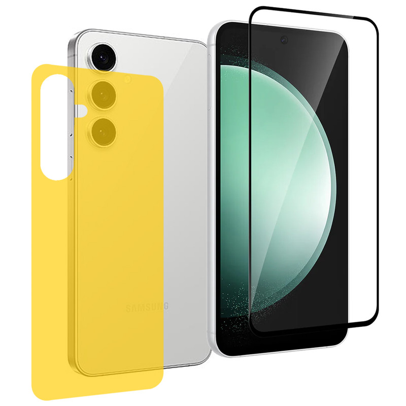 محافظ صفحه نمایش اسپریگ مدل 360-Protection مناسب برای گوشی موبایل سامسونگ Galaxy A14 به همراه محافظ پشت