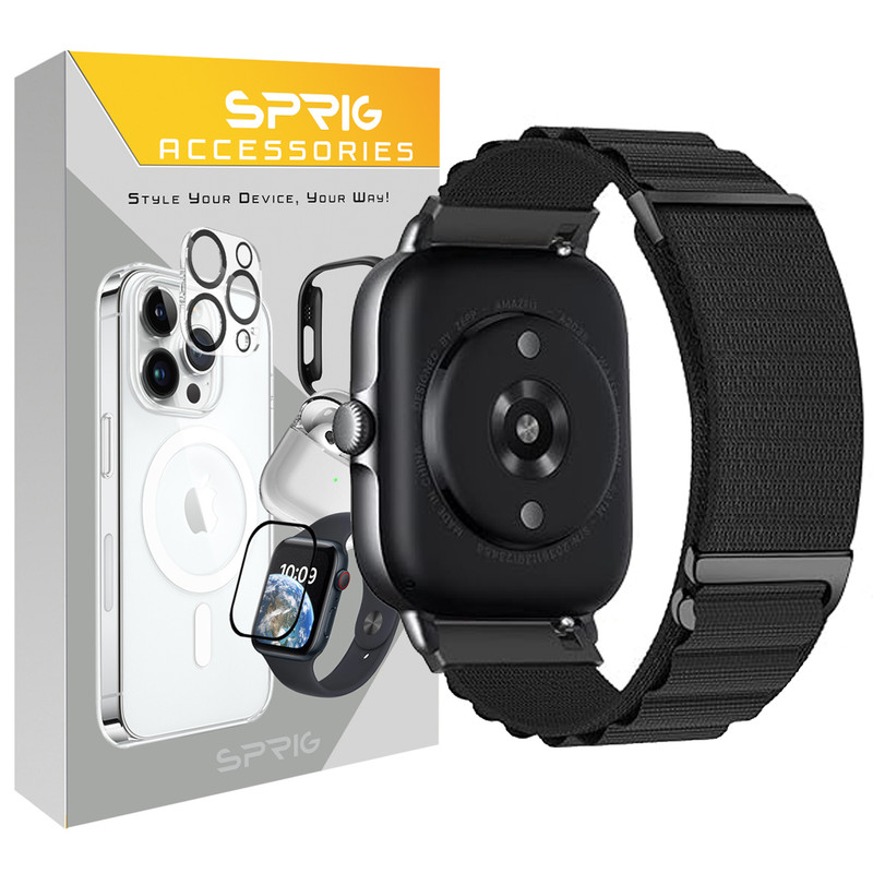 بند اسپریگ مدل Loop Alpine TW مناسب برای ساعت هوشمند امیزفیت Bip 5