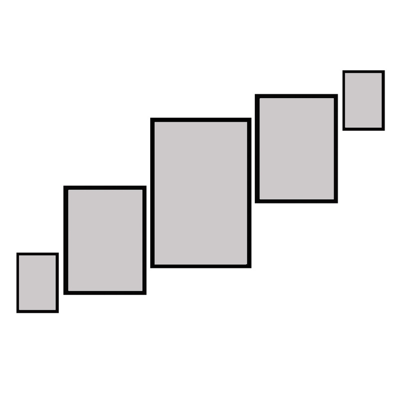قاب عکس بکلیت مدل 215-132 مجموعه 5 عددی