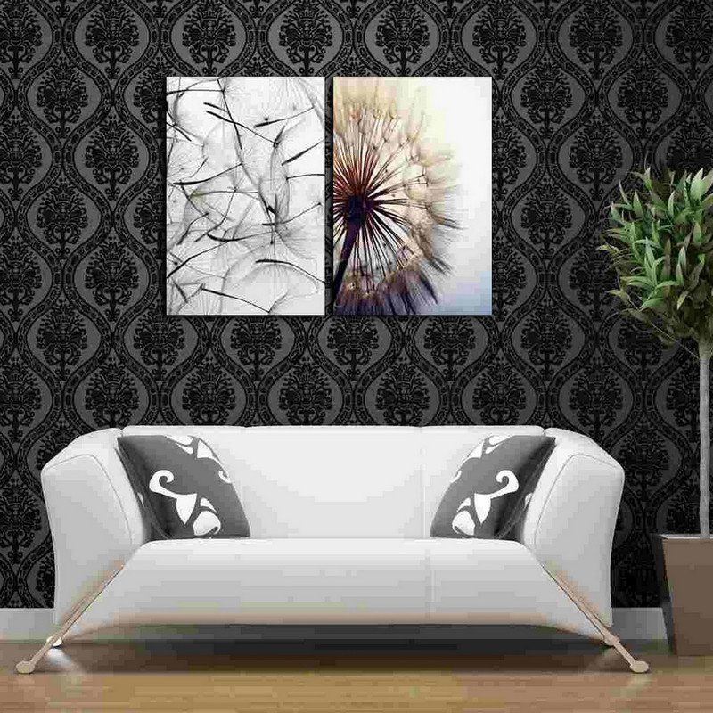 تابلو شاسی بکلیت طرح دکوراتیو قاصدک مدل SH-175 مجموعه 2 عددی