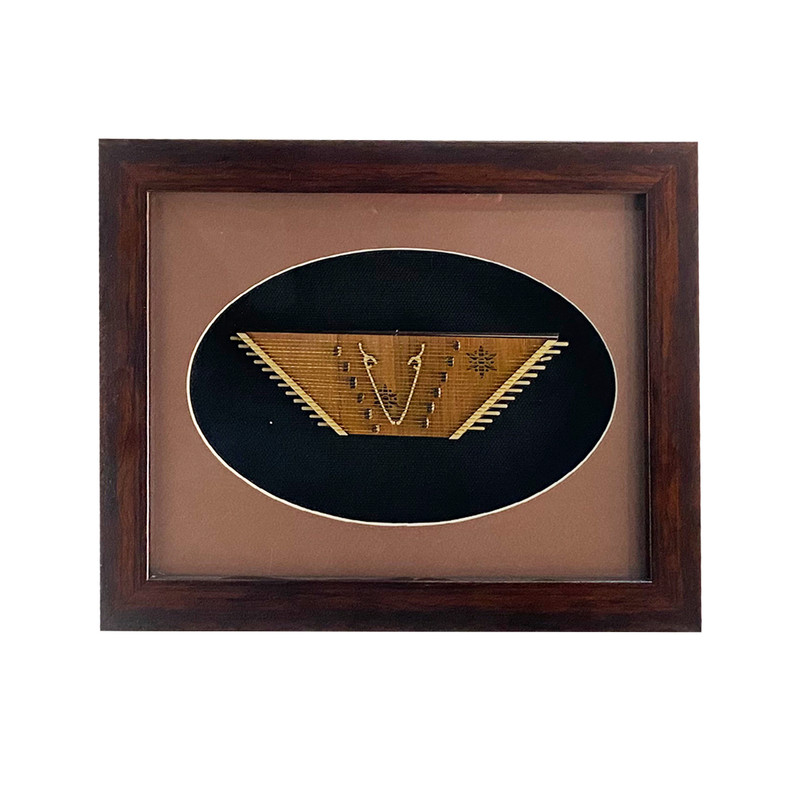 تابلو بکلیت طرح سنتور مدل GH-325-2025 فریم قهوه ای 