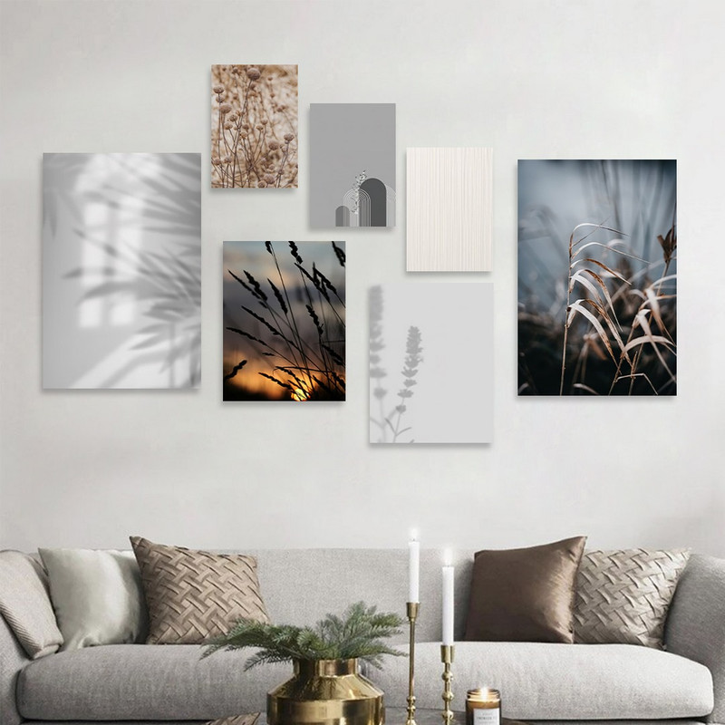 تابلو شاسی بکلیت طرح نیزار مدل SH-1035 مجموعه 7 عددی