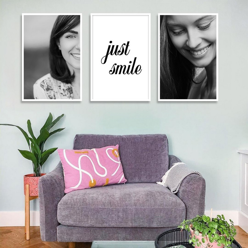 تابلو بکلیت طرح سلامت دندان و مطب دندانپزشکی مدل W-1305 مجموعه 3 عددی