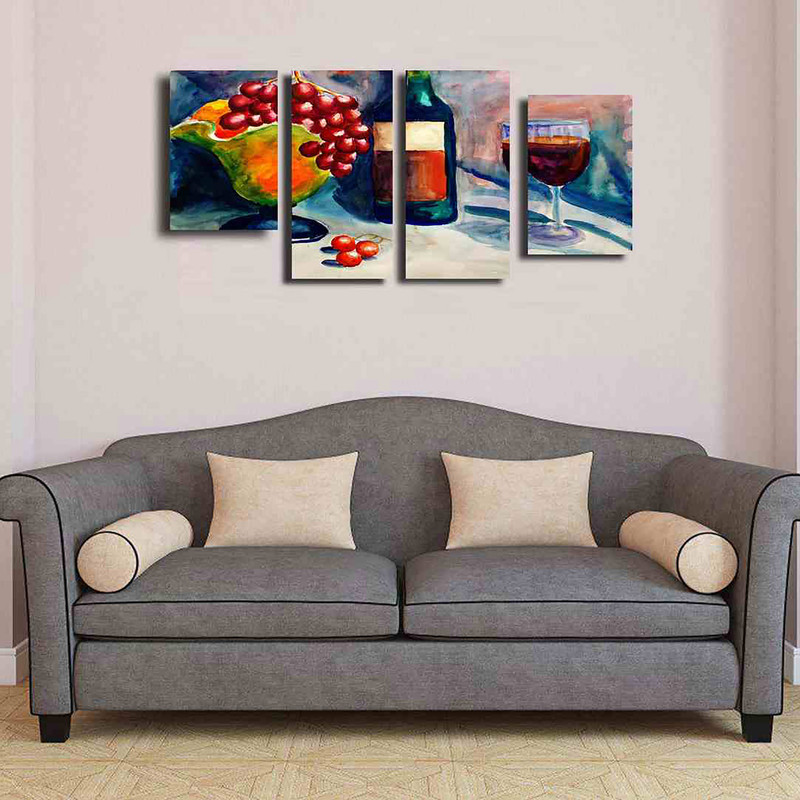 تابلو شاسی بکلیت طرح نقاشی مدل 242 مجموعه 4 عددی