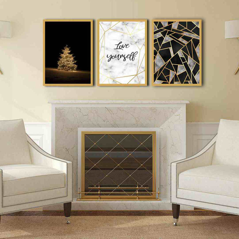 تابلو بکلیت طرح ماشین مدل دکوراتیو T-232 مجموعه 3 عددی