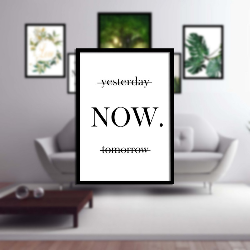 تابلو بکلیت مدل دکوراتیو برگ سبز B-242 مجموعه 5 عددی