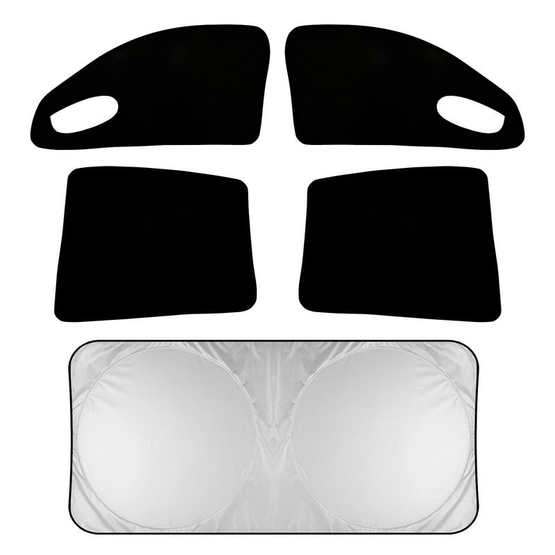  آفتاب گیر خودرو مدل UV RESISTANT مناسب برای تیبا هاچبک مجموعه 5 عددی