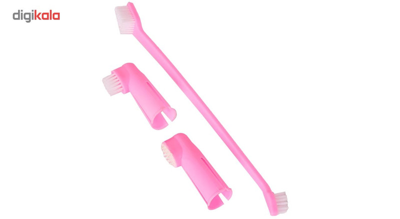 مسواک دو سر سگ و گربه مدل Double Head Toothbrush-W