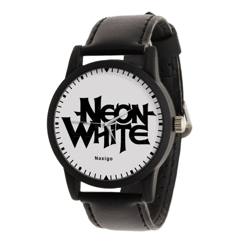 ساعت مچی عقربه ای ناکسیگو مدل Neon White کد LF13342