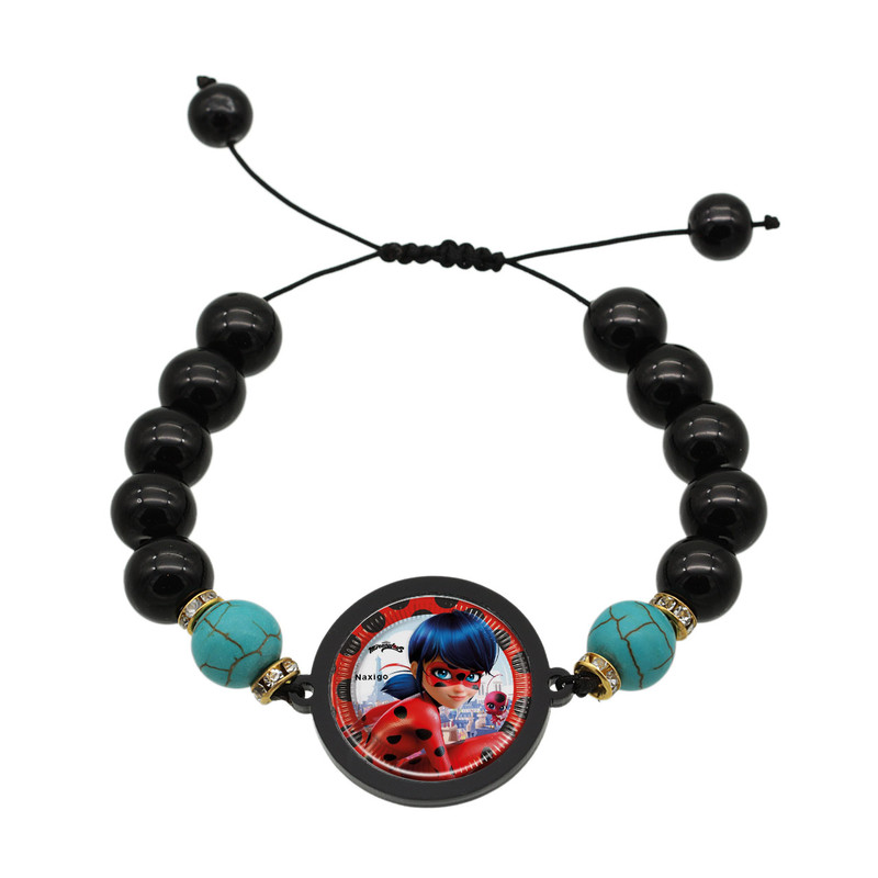 دستبند زنانه ناکسیگو طرح LadyBug کد BR4306