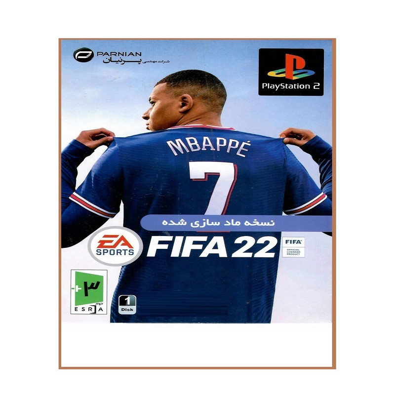 	 بازی FIFA 22 مخصوص PS2 نشر پرنیان
